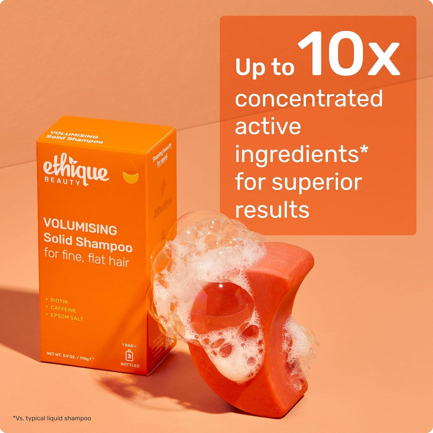 image:imageEthique Volumizing Shampoo Bar with Biotin for thin fine hair PlasticFree Vegan CrueltyFree 388 oz Formerly Sweet amp Spicy