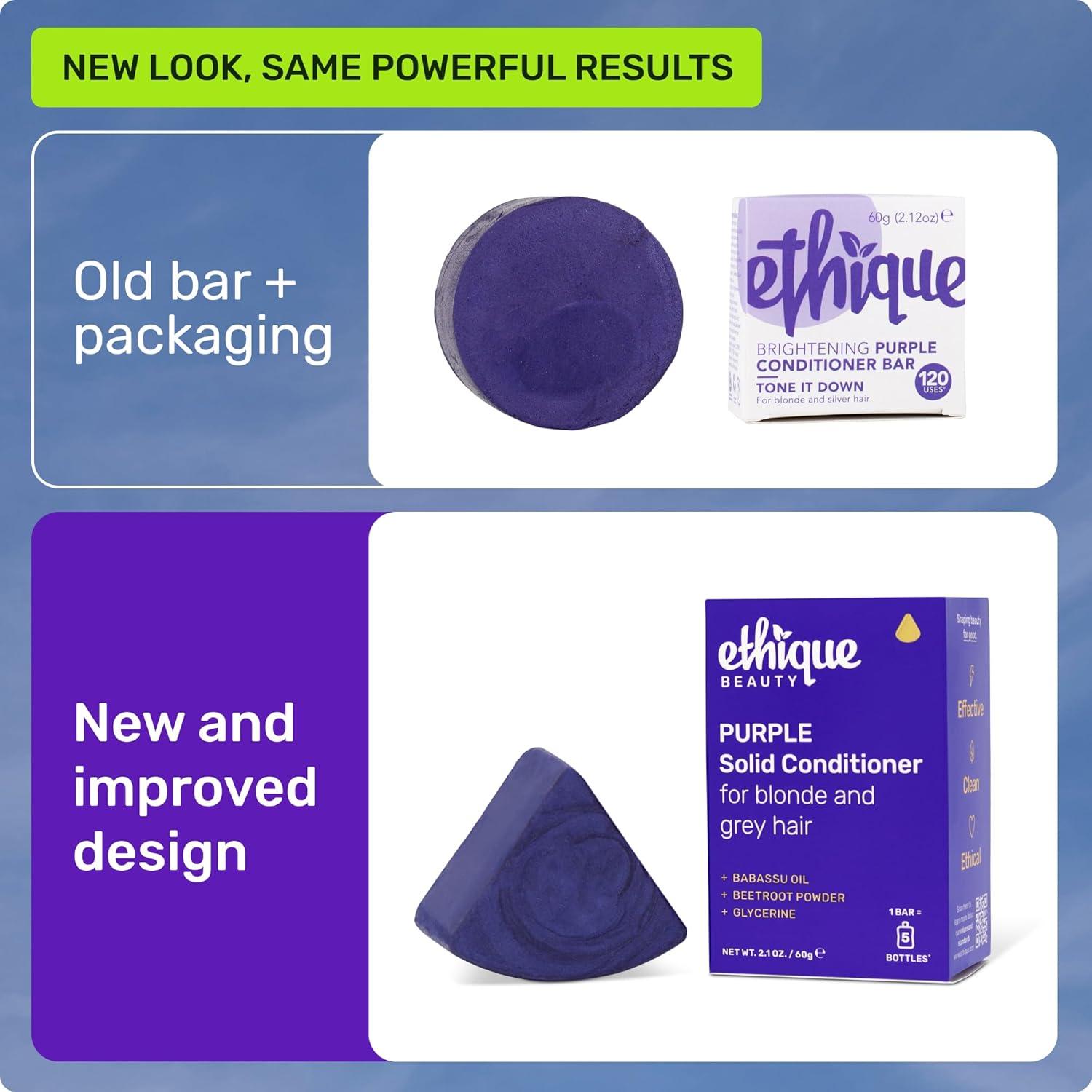 image:imageVolumizing Conditioner Bar with Biotin for thin fine hair PlasticFree Vegan CrueltyFree 212 ozPurple Conditioner Bar
