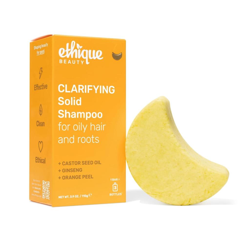image:imageEthique Scalp Health Shampoo Bar for itchy dry flaky scalps with Oatmeal PlasticFree Vegan CrueltyFree 388 oz Formerly Heali KiwiClarifying Shampoo Bar