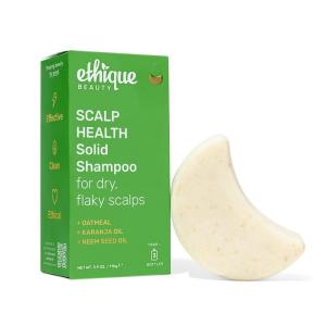Ethique Scalp Health Shampoo Bar for itchy, dry, flaky scalps with Oatmeal – Plastic-Free, Vegan, Cruelty-Free, 3,88 oz – Formerly Heali Kiwi(Scalp Health Shampoo Bar)
