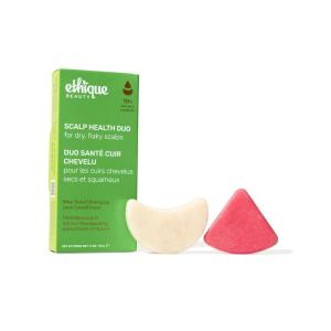 Ethique Beauty Mini Sampler Solid Shampoo & Conditioner Bar Set – Scalp Health Shampoo for itchy, dry, flaky scalps with Oatmeal – Plastic-Free, Cruelty-Free, Vegan – Travel Size – 2 Pack(Scalp Health Solid Shampoo & Everyday Conditioner)